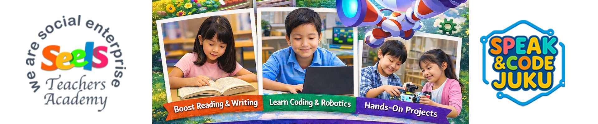 SEELS & Walnut Education AI-Robotics Bootcamp banner