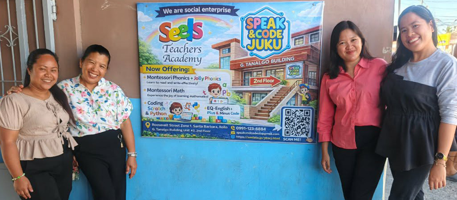Happy learners building confidence